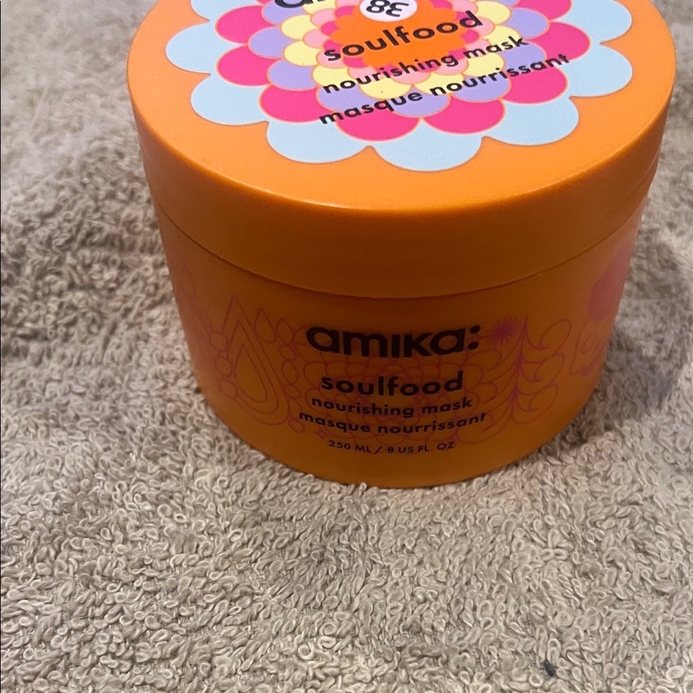 Amika Soulfood Nourishing Mask in Bright Orange